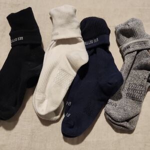 Bombas Women's Crew Socks - Black, White, Navy, Gray